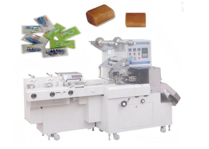 Full Automatical Cut And Wrap Machine Pillow Type High Stability 500 Bags / Min