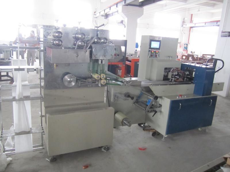 HZ-SJ350 Horizontal Type Wet Tissue Automatic Packing Machine